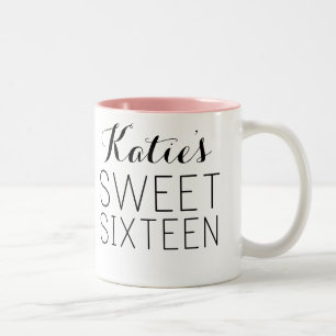 Custom Sweet 16 Favour Mug
