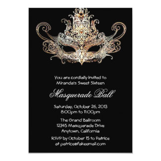 Elegant Masquerade Ball Invitations 7