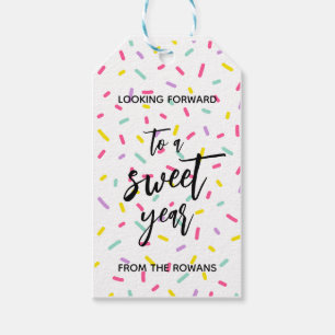 Custom Sweet Year Gift Sprinkles Back to School Tags