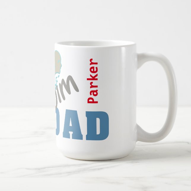 Custom Swim Dad Mug (Right)