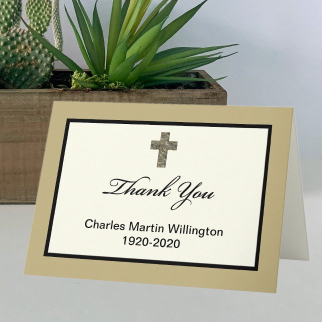 Custom Sympathy Thank You Card (Creator Uploaded)