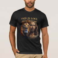 Custom T-Shirt GOD IS LOVE - JESUS LOVES YOU