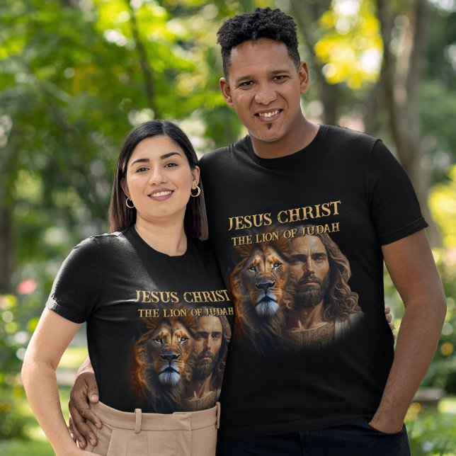 Custom T-Shirt Jesus Christ The Lion Of Judah (Creator Uploaded)