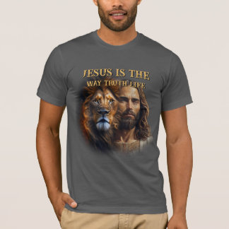 Custom T-Shirt JESUS IS THE WAY TRUTH LIFE