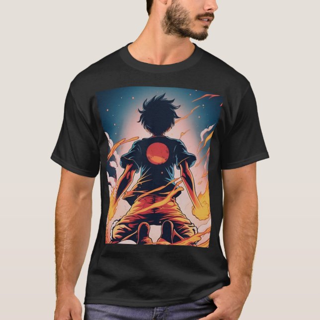 Custom T-shirt, Luffy! One Piece T-Shirt (Front)