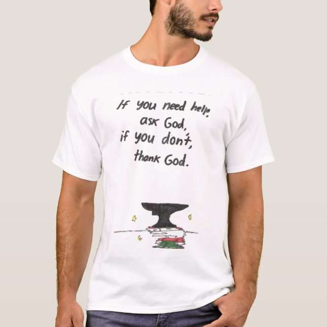 Custom T-Shirt with funny church sign (Front)