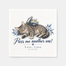 Custom Tabby Cat Drink Shaker Purr Me One