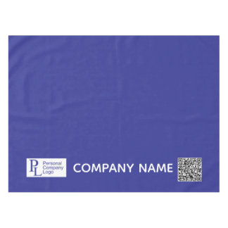 Custom Table Cover Logo Business Trade Show Blue Tablecloth