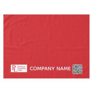 Custom Table Cover Logo Business Trade Show Red Tablecloth