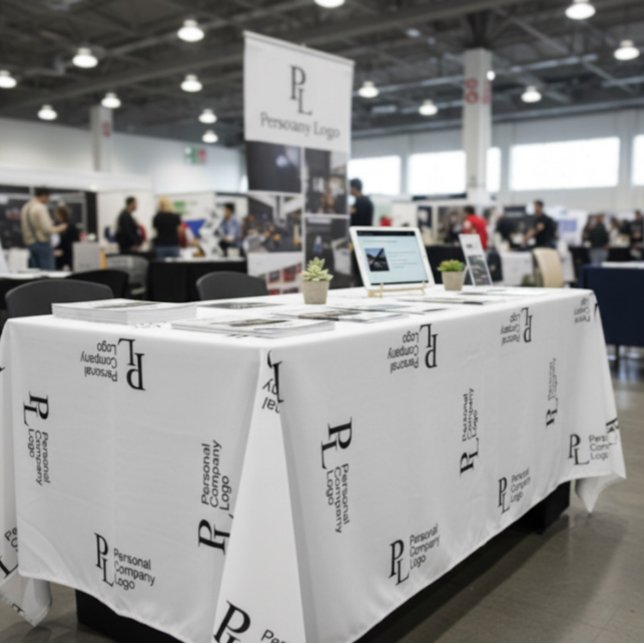 Custom Tablecloth Logo Business for Trade Show (custom tablecloth logo table cover printing for business trade show)