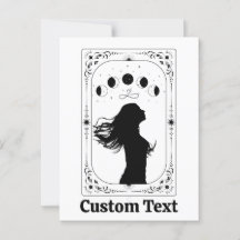 Custom Tarot Add Name Party Invite Bride Graduate