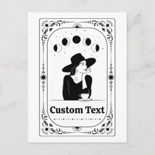 Custom Tarot Astrology Fortune Magic Zodiac Trendy Postcard