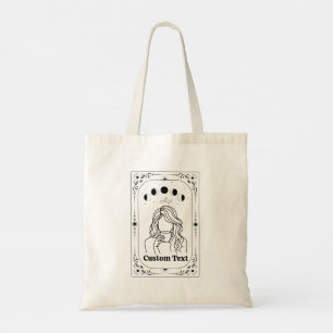 Custom Tarot Astrology Fortune Magical Zodiac Sign Tote Bag