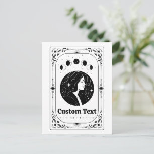 Custom Tarot Astrology Magical Whimsical Fortune Postcard