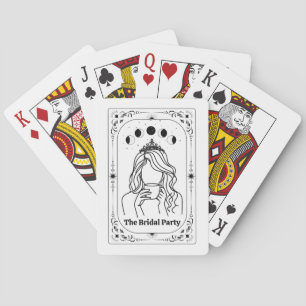 Custom Tarot Bride Bridesmaid Bachelorette Party Playing Cards