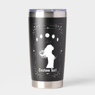 Custom Tarot Feminist Celestial Mystical Witchy Insulated Tumbler