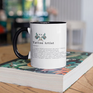 Custom Tattoo Artist Definition Personalised Mug