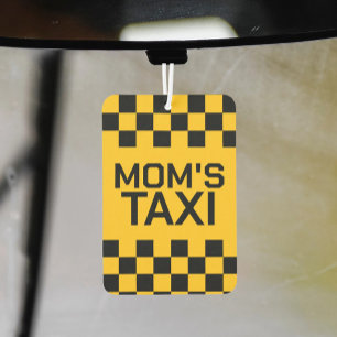 Custom Taxi Personalised Name Car Air Freshener