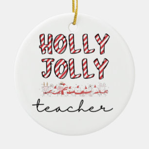 Custom Teacher Appreciation Christmas Ornament