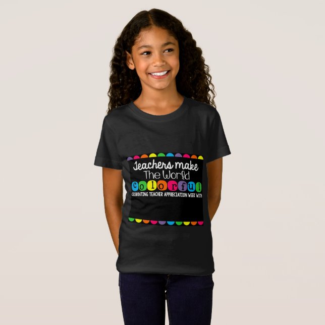 Custom Teacher Appreciation T-Shirt (Front Full)