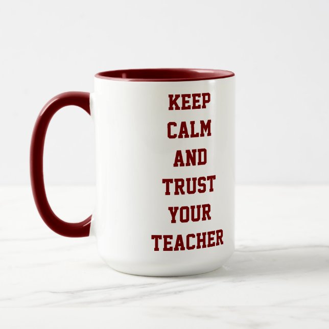 Custom Teacher Gift Mug  (Left)