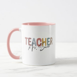 Custom Teacher Gift, Personalised Teacher Nutritio Mug