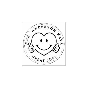 Custom Teacher Gift Stamp Back To School