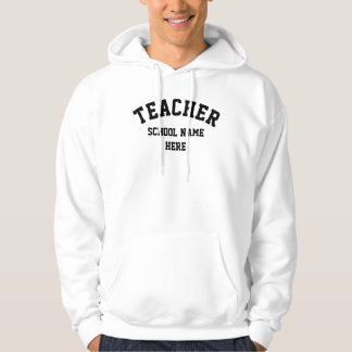 Custom teacher job profession business personalise hoodie