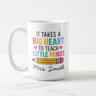 Custom Teacher mug, Personalized Teacher name Coffee Mug