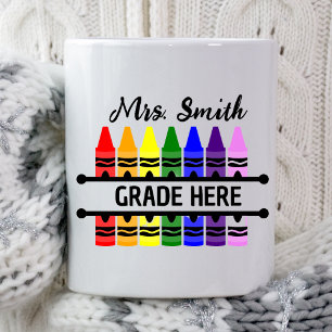 Custom Teacher Name Appreciation Gift End of Year Mug