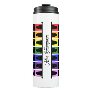 Custom Teacher Name Appreciation Gift End of Year Thermal Tumbler