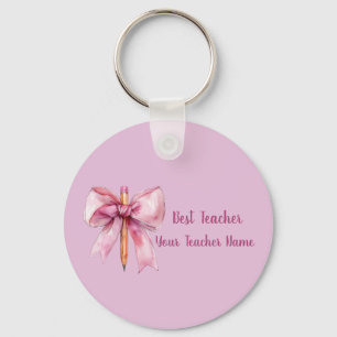 Custom Teacher Name Keychain Teacher Appreciation