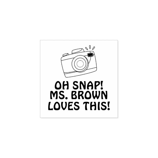 CUSTOM Teacher Rubber Stamp (Imprint)
