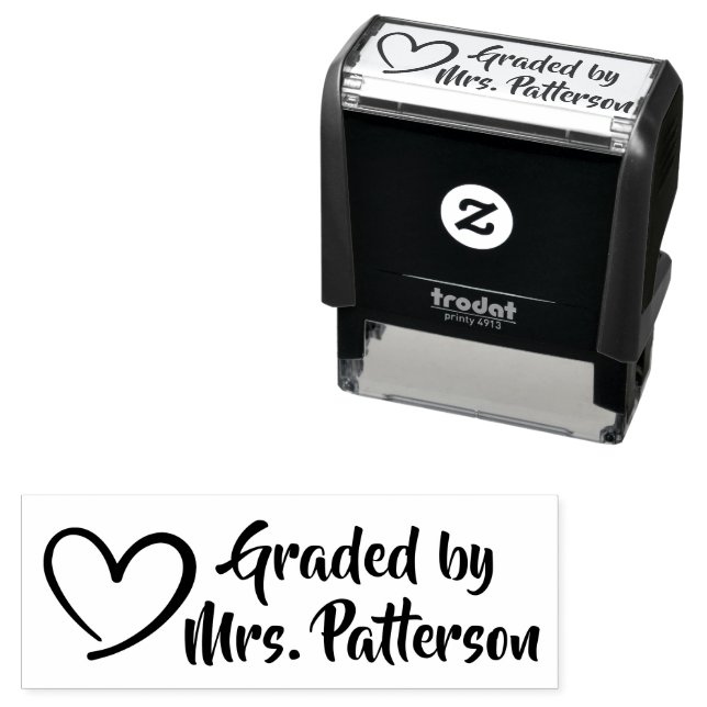 Custom Teacher  Self-inking Stamp (In Situ)