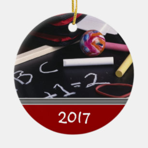 Custom TEACHER'S Christmas Ornament Template