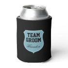 Custom Team Groom can coolers for wedding party