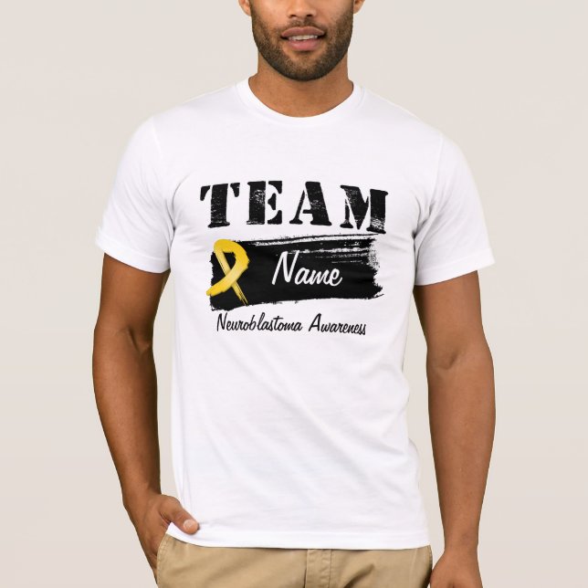 Custom Team Name - Neuroblastoma T-Shirt (Front)
