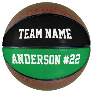 Custom Team Name, Player Name, Number and Colour Basketball