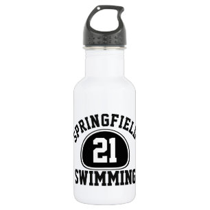Custom Team Pride Team Name and Number/Class Year 532 Ml Water Bottle