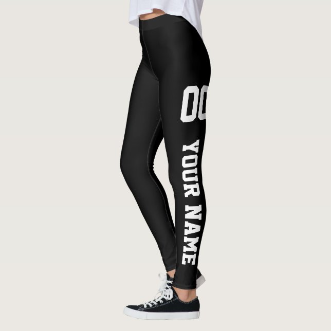 Custom Team Sports Leggings (Left)