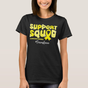 Custom Team Support Squad for Childhood Cancer  T-Shirt