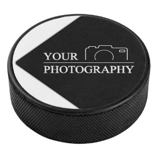 Custom Template Business Company Create Your Own Hockey Puck
