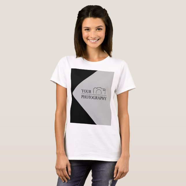 Custom Template Business Company Create Your Own T-Shirt (Front Full)
