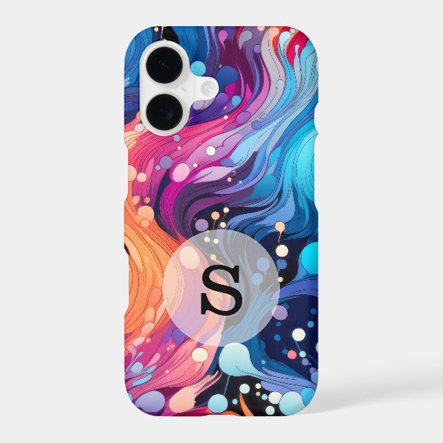 Custom Template Colourful Wavy Pattern (Back)
