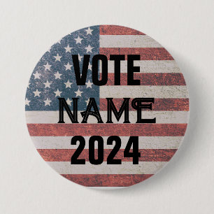 CUSTOM TEMPLATE ELECTION CAMPAIGN BUTTONS USA