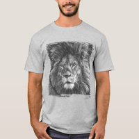 Custom Template Lion Face Pop Art Mens Modern