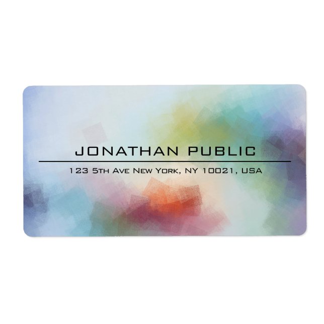 Custom Template Modern Colourful Abstract Art (Front)