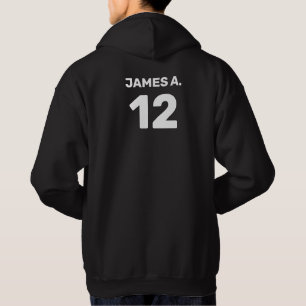 Custom template team attire (front & back design) hoodie