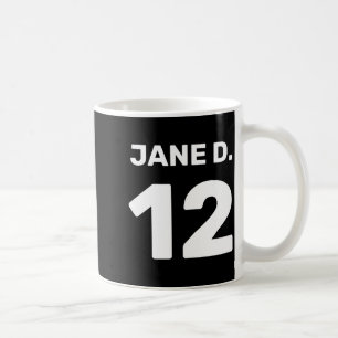 Custom Template Team Attire Front Back Design T Sh Coffee Mug