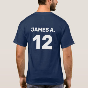 Custom template team attire (front & back design) T-Shirt